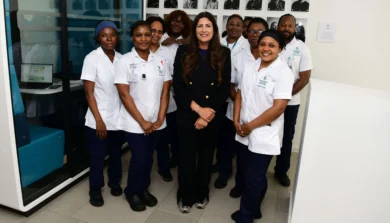 Preet Gill MP with Birmingham Newman University Nursing students