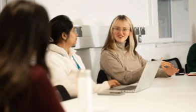 Counselling studies students in class