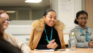Counselling studies students in class