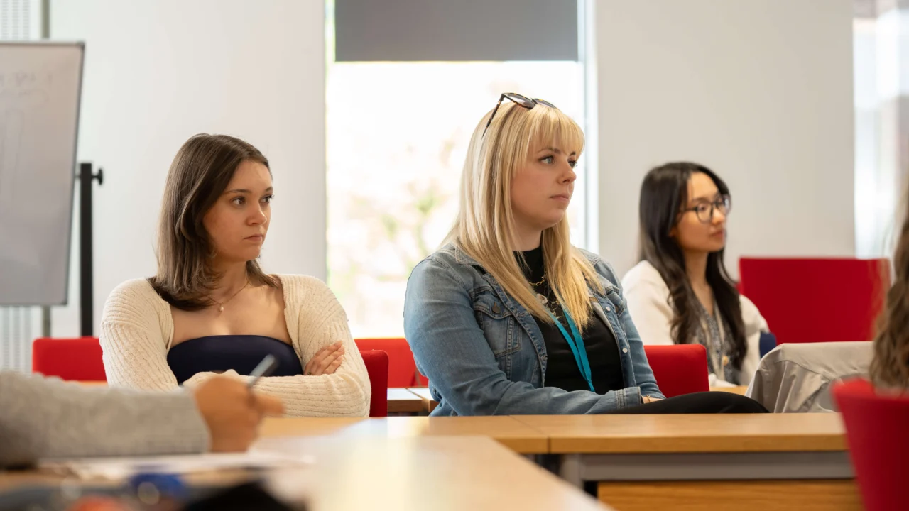 Students in classroom lecture