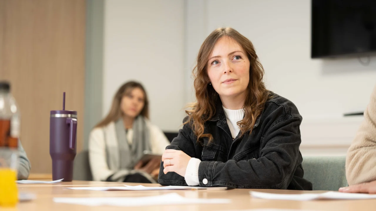 Counselling and Psychotherapy students in class
