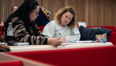 Education, Childhood and Professional Studies students in lecture theatre