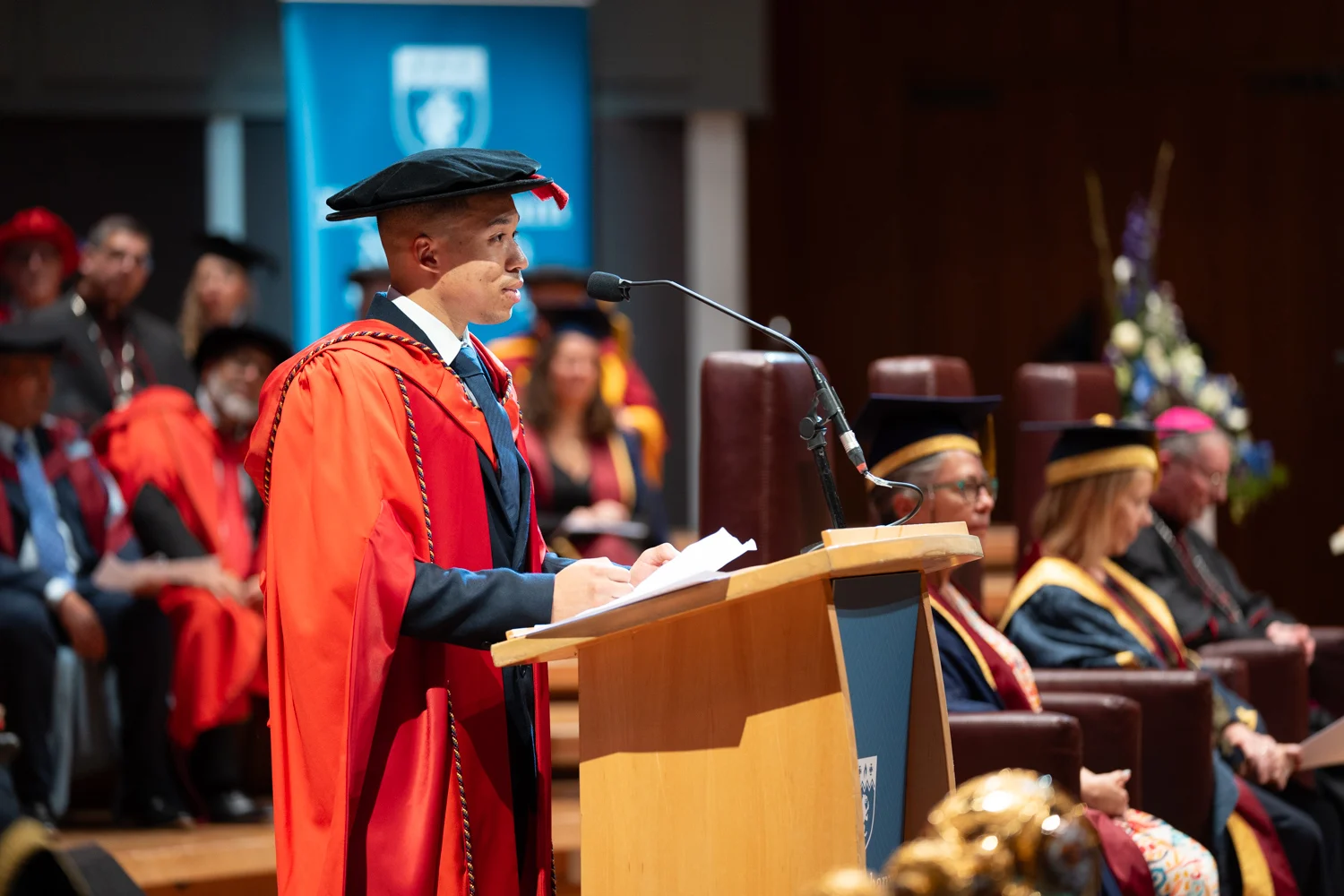 Honorary Graduates - Joe Fraser speech