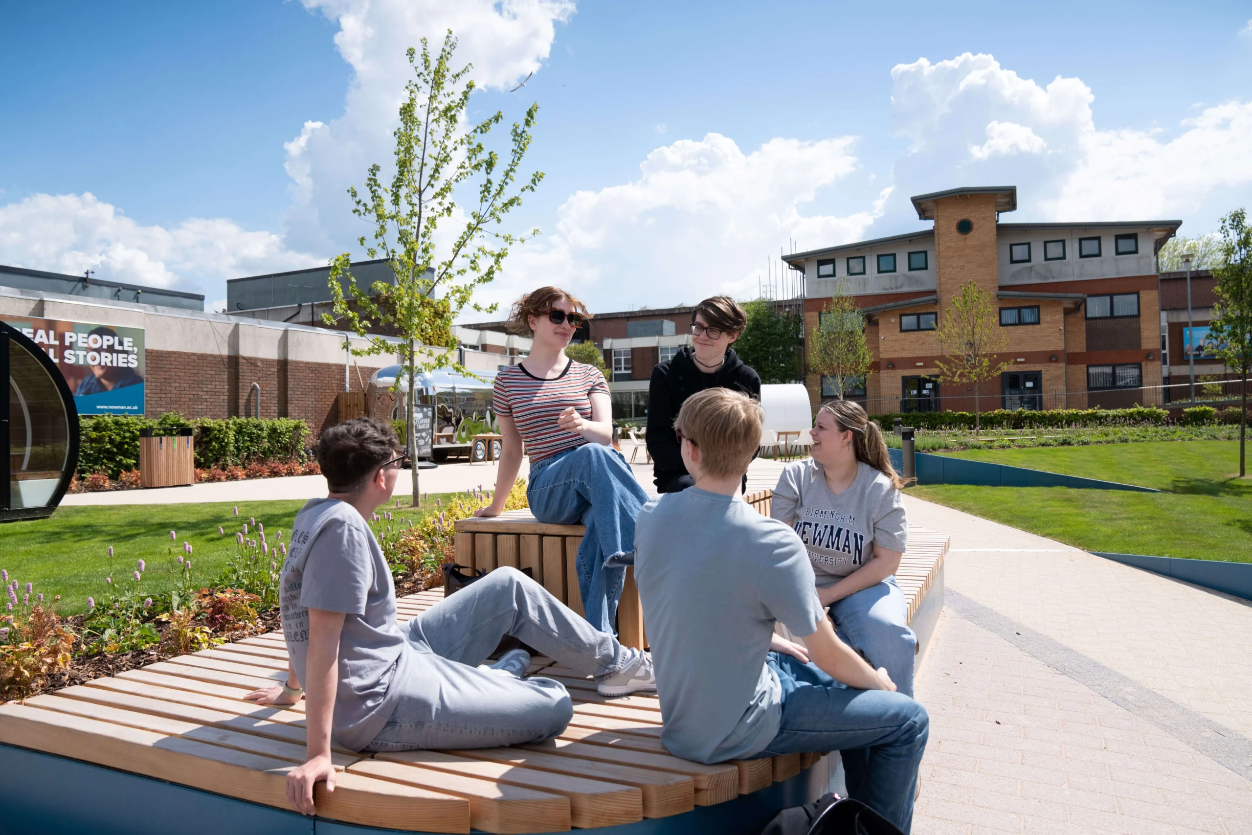 students in quad