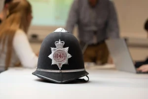 Police helmet