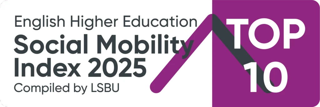 English Higher Education, Social Mobility Index 2025. Compiled by LSBU