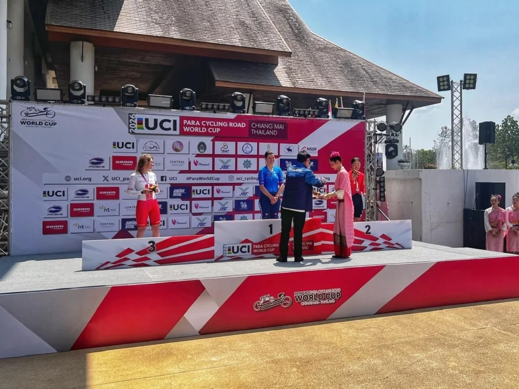 Para Cycling World Cup presentation ceremony