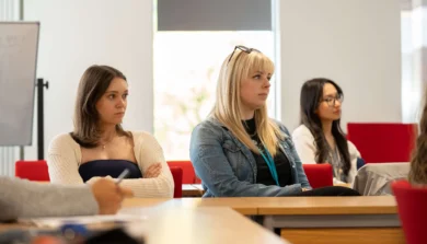 Students in classroom lecture