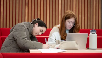 Education, Childhood and Professional Studies students in lecture room working
