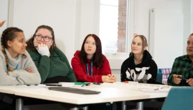 Education, Childhood and Professional Studies students in classroom